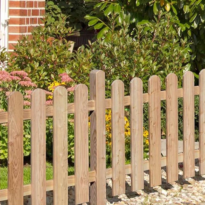 Gartenpirat Holzpaket Lattenzaun Lärche