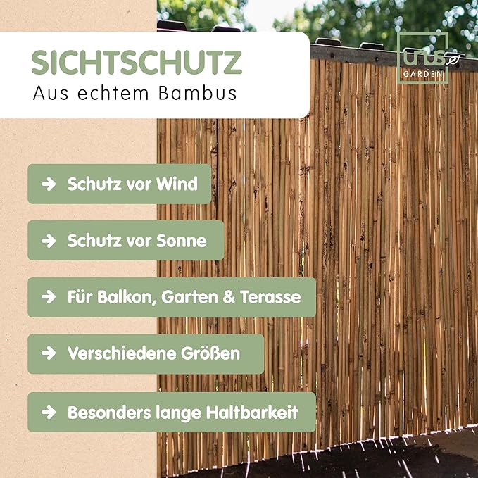 Nature Kolibri Sichtschutz - Bambusmatte